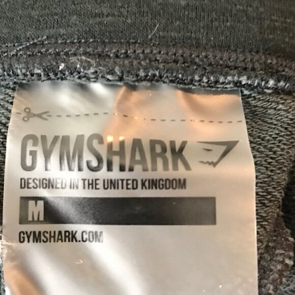 Gymshark Black High Rise Pull On Sweat Pants With Ankle Ties Size M - Picture 7 of 8